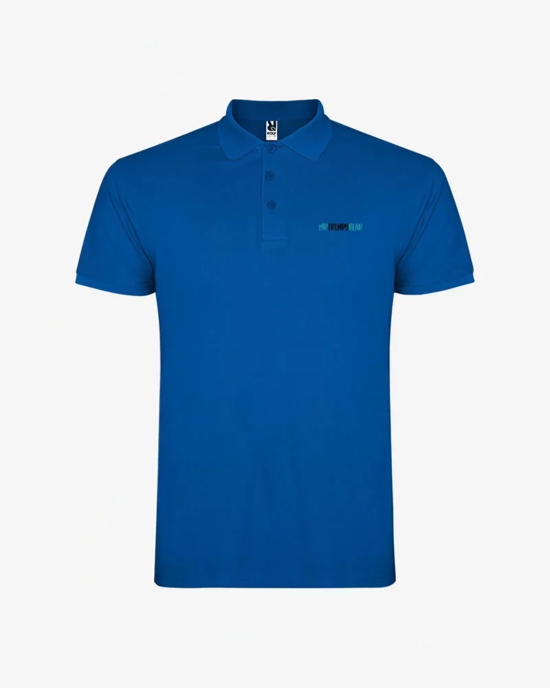 Polo Chic Mr Trendy Bear (azul royal) (delante)