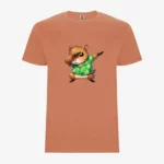Camiseta niños Dabbing Capybara (naranja greek) (delante)