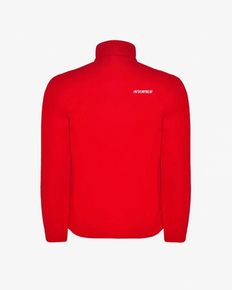 Softshell niños Canberra Mr Trendy Bear (rojo) (detrás)