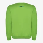 Sudadera niña Don't worry be capy (verde oasis) (detrás)