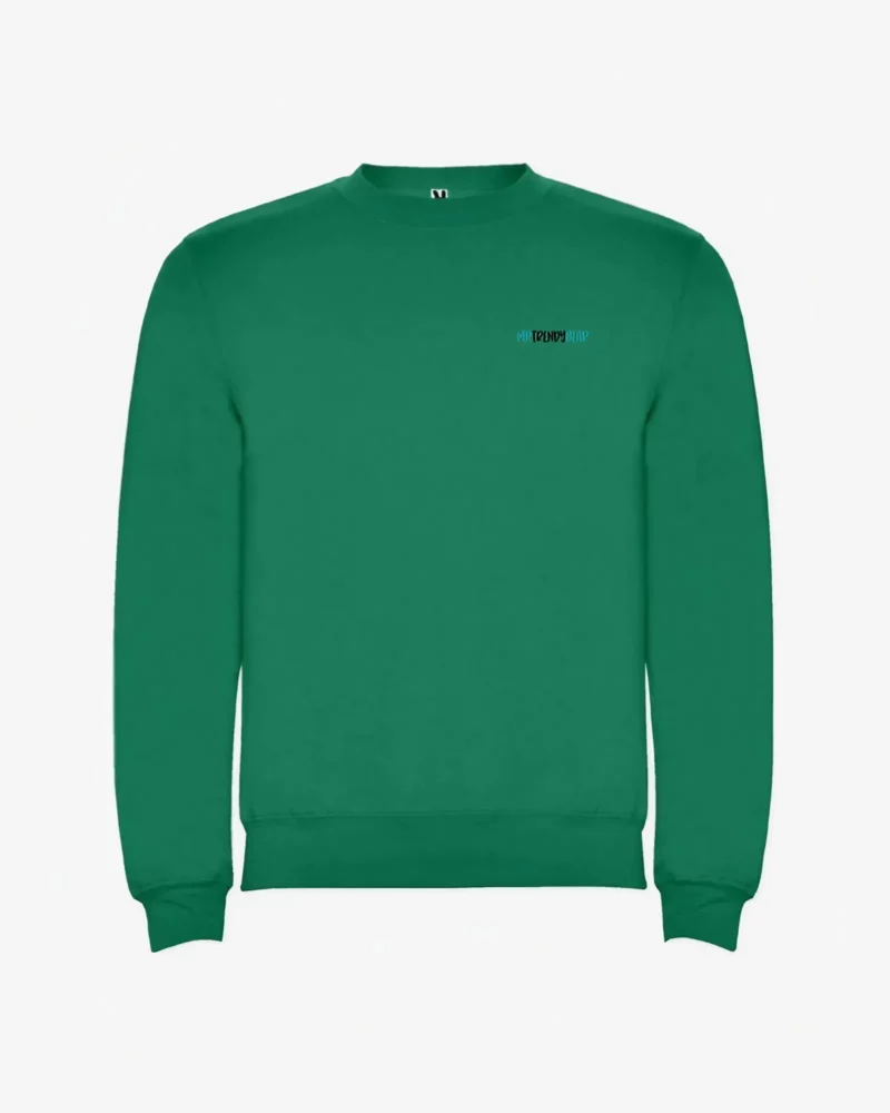 Sudadera niños Dinosaur Capybara (verde kelly) (delante)