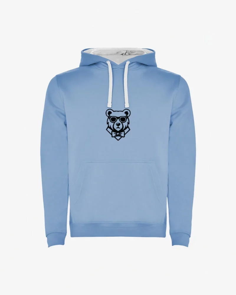 Sudadera niños Perth Mr Trendy Bear (azul celeste) (delante)
