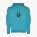 Sudadera niños Perth Mr Trendy Bear (turquesa) (delante)