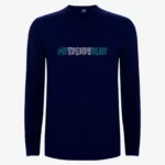 Camiseta manga larga niños Melbourne Mr Pirete Bear (azul marino) (delante)