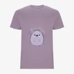 Camiseta niña Erizo (lavanda) (delante)