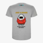 Camiseta niño Tiburón con sudadera (gris vigoré) detrás)