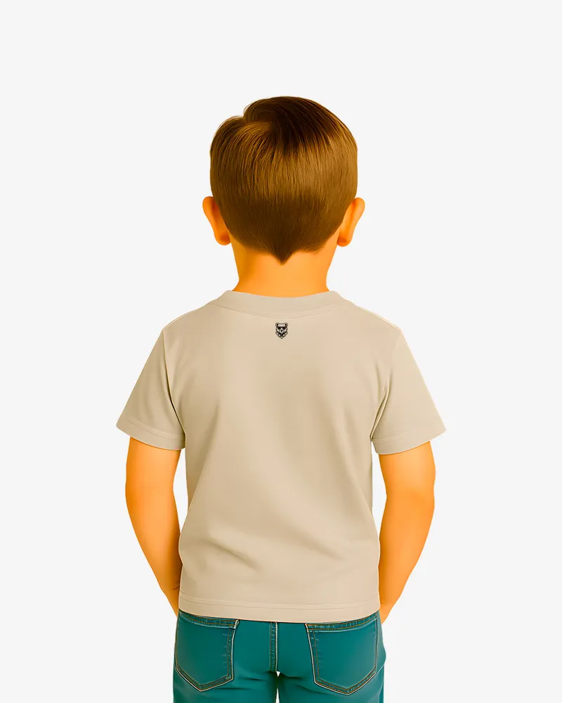 Camiseta manga corta niño (ópalo) (detrás) Camiseta manga corta niño (ópalo) (detrás)