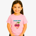 Camiseta niña Cyclone cherry (rosa claro) (delante)