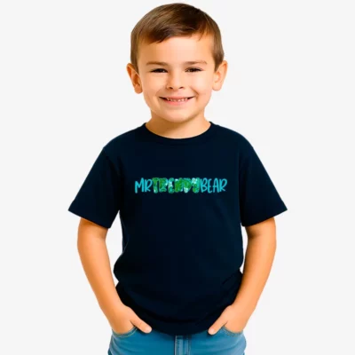 Camiseta niño Central Coast Mr Trendy Bear (azul marino) (delante)