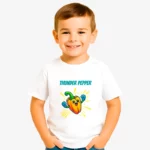 Camiseta niños Thunder pepper (blanco) (delante)