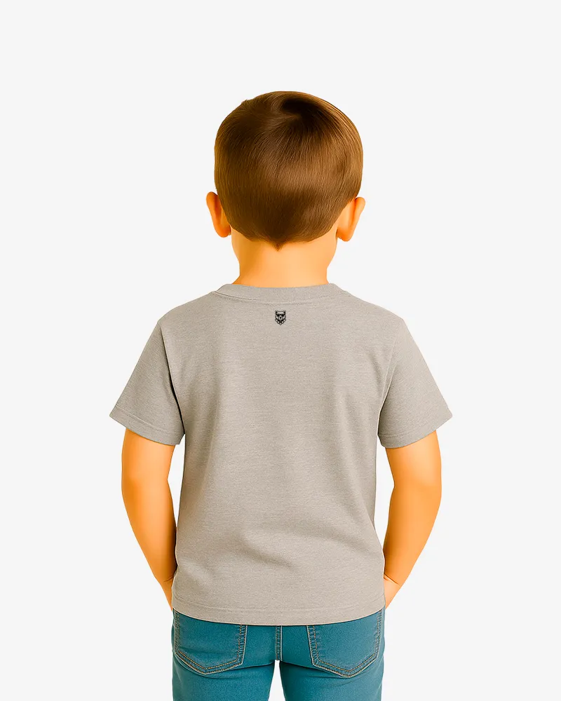 Camiseta niños Wild Rock Band (gris vigoré) (detrás) Camiseta niños Wild Rock Band (gris vigoré) (detrás)