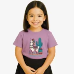 Camiseta niña Dessert queen in style (lavanda) (delante)