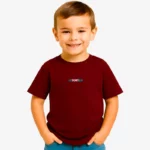 Camiseta niños Adelaida Mr Trendy Bear (granate) (delante)