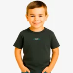 Camiseta niños Adelaida Mr Trendy Bear (plomo oscuro) (delante)