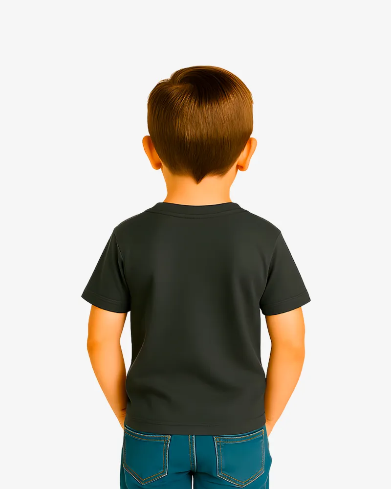 Camiseta niños Adelaida Mr Trendy Bear (plomo oscuro) (detrás) Camiseta niños Adelaida Mr Trendy Bear (plomo oscuro) (detrás)