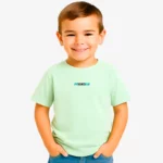 Camiseta niños Adelaida Mr Trendy Bear (verde mist) (delante)