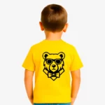 Camiseta niños Brisbane Mr Trendy Bear (amarillo) (delante)