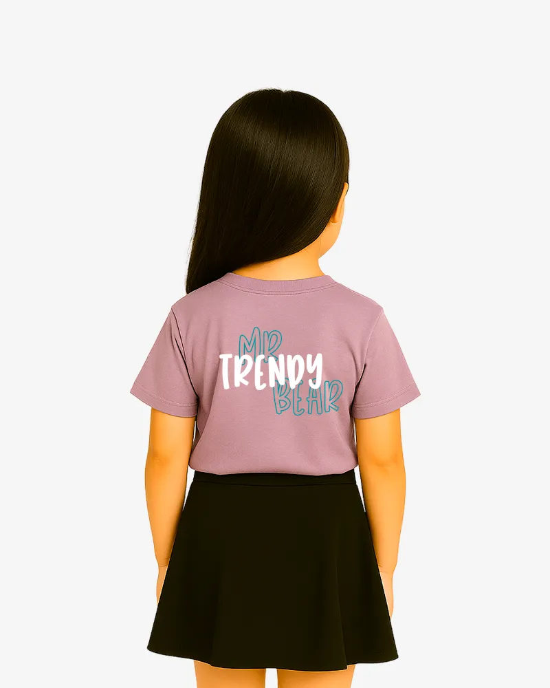 Camiseta niños Hobart Mr Trendy Bear (lavanda) (detrás) Camiseta niños Hobart Mr Trendy Bear (lavanda) (detrás)