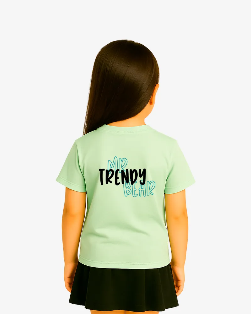 Camiseta niños Hobart Mr Trendy Bear (verde mist) (detrás) Camiseta niños Hobart Mr Trendy Bear (verde mist) (detrás)