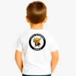 Camiseta niños Little rockstar Duck (blanco) (detrás)