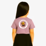 Camiseta niños Little rockstar Duck (lavanda) (detrás)