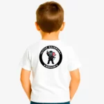 Camiseta niños Little rockstar Elephant (blanco) (detrás)