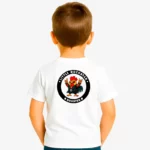 Camiseta niños Little rockstar Rooster (blanco) (detrás)