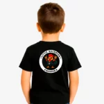 Camiseta niños Little rockstar Rooster (negro) (detrás)