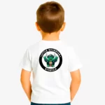 Camiseta niños Little rockstar Turtle (blanco) (detrás)