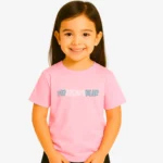 Camiseta niños Melbourne Mr Trendy Bear (rosa claro) (delante)