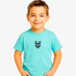 Camiseta niños Perth Mr Trendy Bear (azul lavado) (delante)