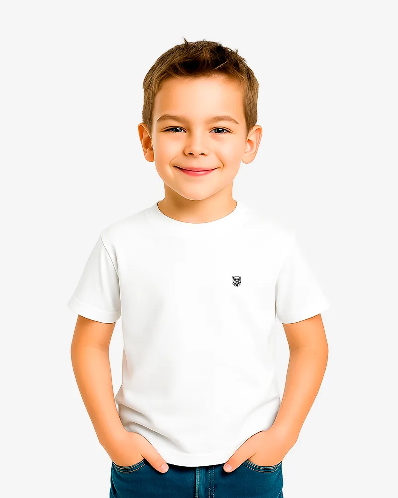 Camiseta niños Sydney Mr Trendy Bear (blanco) (delante)