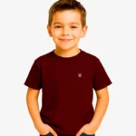 Camiseta niños Sydney Mr Trendy Bear (granate) (delante)