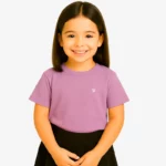 Camiseta niños Sydney Mr Trendy Bear (lavanda) (delante)