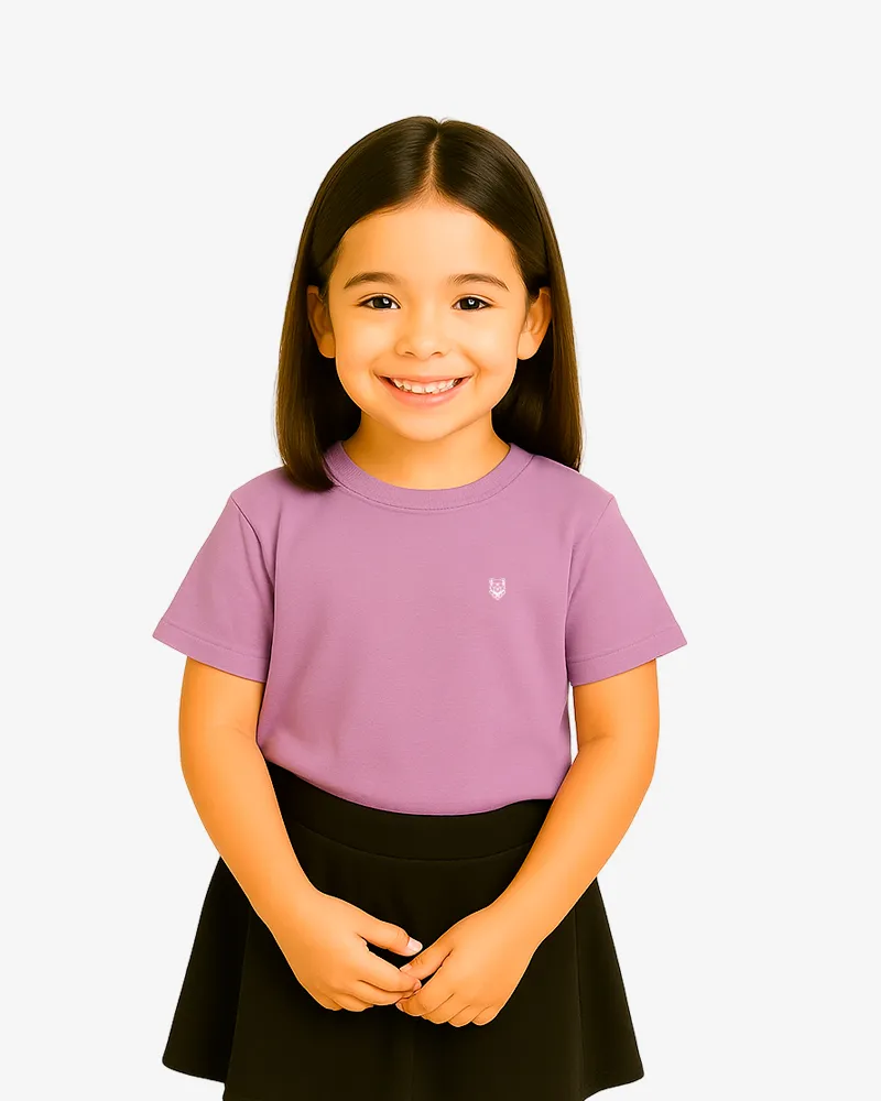 Camiseta niños Sydney Mr Trendy Bear (lavanda) (delante)