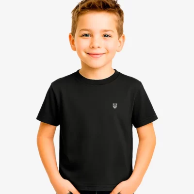 Camiseta niños Sydney Mr Trendy Bear (plomo oscuro) (delante)