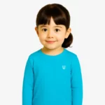 Camiseta manga larga niños Sydney Mr Trendy Bear (turquesa) (delante)