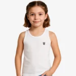 Camiseta tirantes niña Sydney Mr Trendy Bear (blanco) (delante)