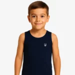 Camiseta tirantes niño Sydney Mr Trendy Bear (azul marino) (delante)