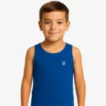 Camiseta tirantes niño Sydney Mr Trendy Bear (azul royal) (delante)