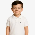 Polo niños Sydney Mr Trendy Bear (blanco) (delante)