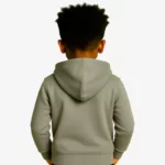 Sudadera capucha cremallera niños Sydney Mr Trendy Bear (gris vigoré) (detrás)
