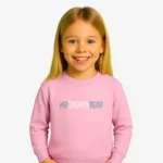 Sudadera niños Melbourne Mr Trendy Bear (rosa claro) (delante)