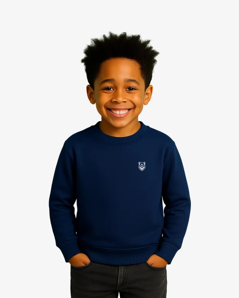 Sudadera niños Sydney Mr Trendy Bear (azul marino) (delante)