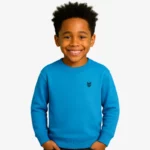 Sudadera niños Sydney Mr Trendy Bear (azul océano) (delante)
