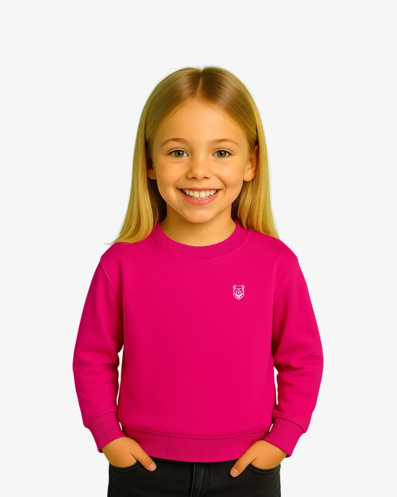 Sudadera niños Sydney Mr Trendy Bear (rosetón) (delante)