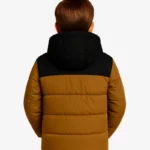 Abrigo acolchado Sydney Mr Trendy Bear (amarillo curry_negro) (detrás)