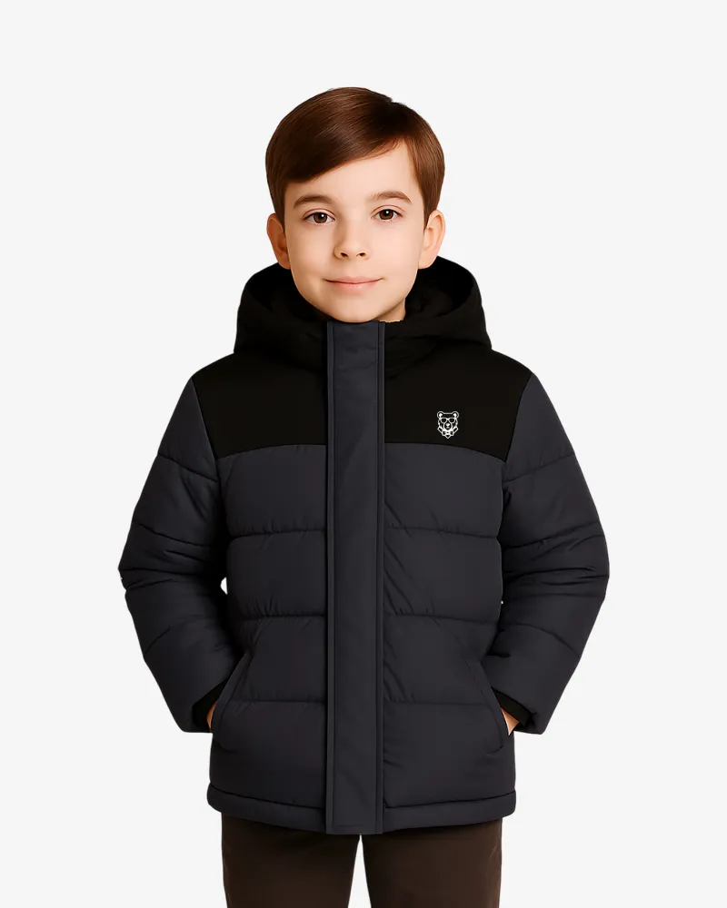 Abrigo acolchado Sydney Mr Trendy Bear (ébano_negro) (delante)