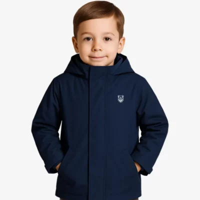 Abrigo niños Sydney Mr Trendy Bear (azul marino) (delante)