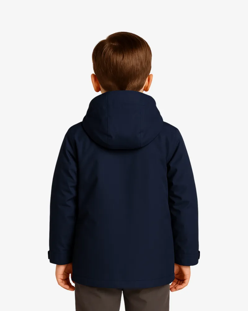 Abrigo niños Sydney Mr Trendy Bear (azul marino) (detrás)